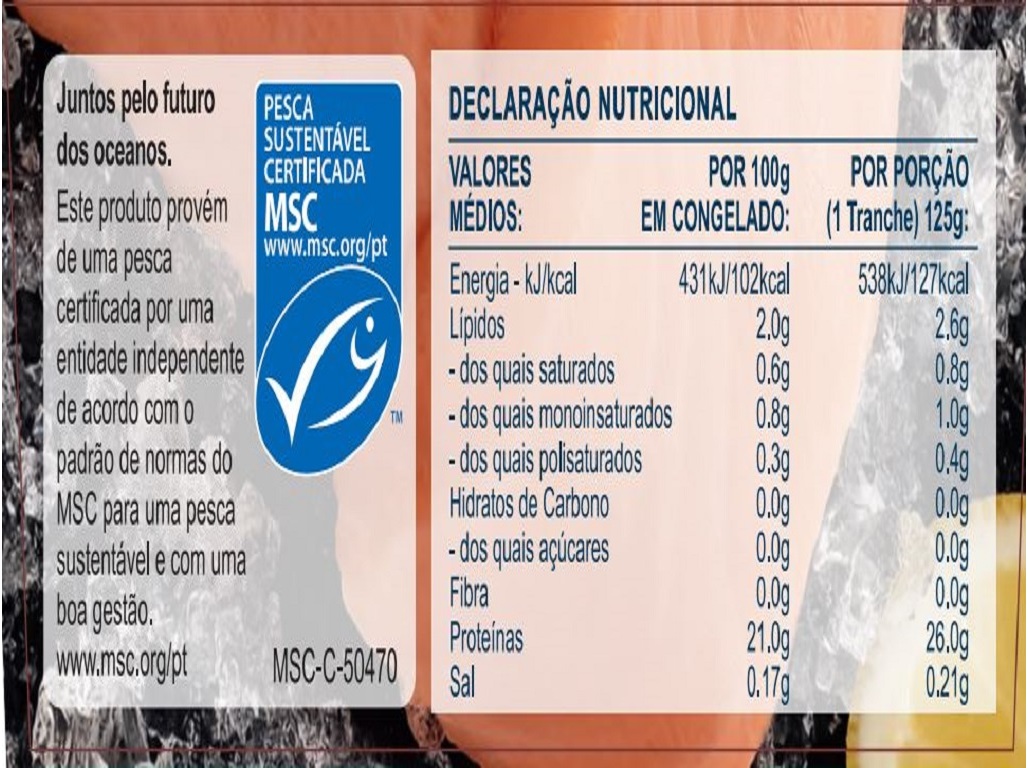 TRANCHES IGLO SALMÃO SELVAGEM 250G