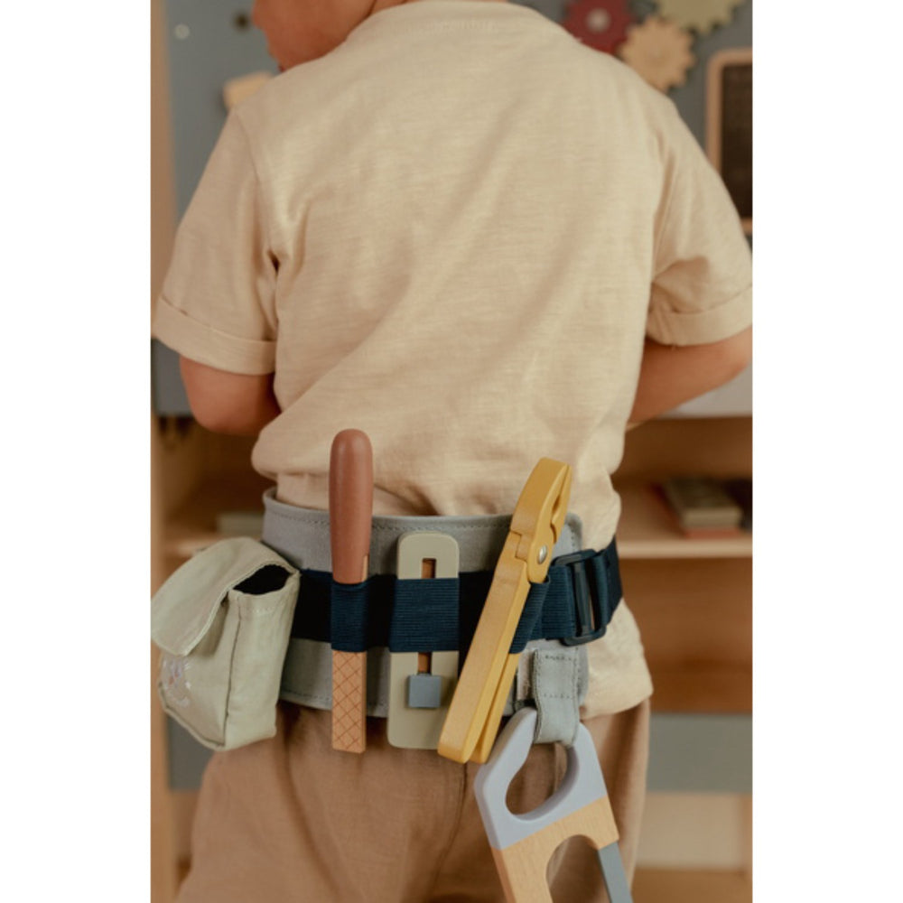 Køb Little Dutch Blue Wooden Værktøjsbælte