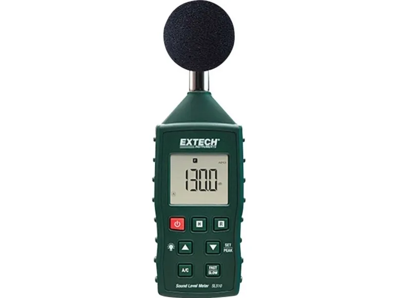 Extech Lydniveau-måleapparat SL510 35 - 130 dB 31.5 Hz - 8000 Hz