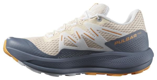 Chaussures de Trail Salomon Pulsar Trail Beige Bleu Femme