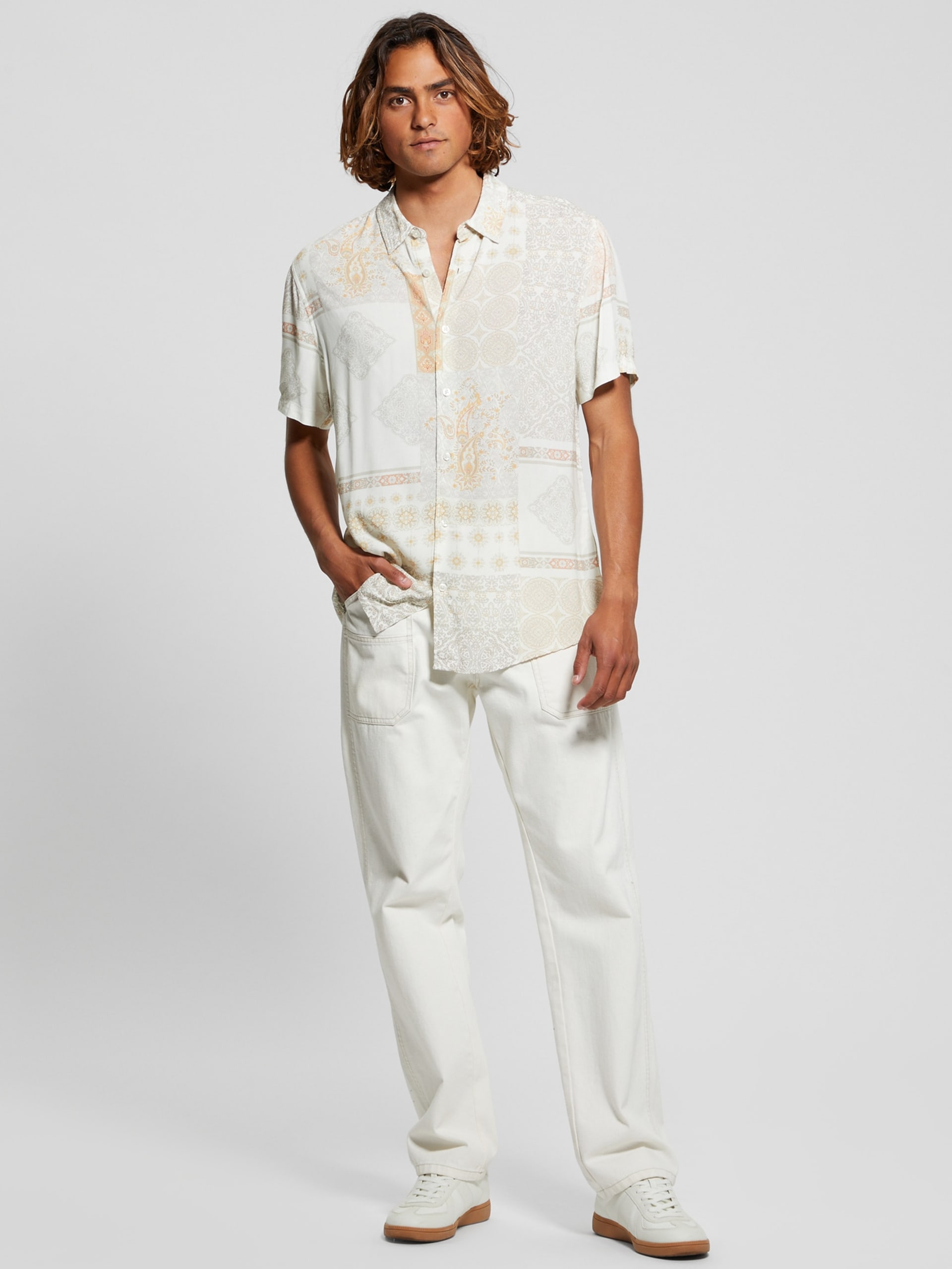 Camisa Eco Rayon Patchwork