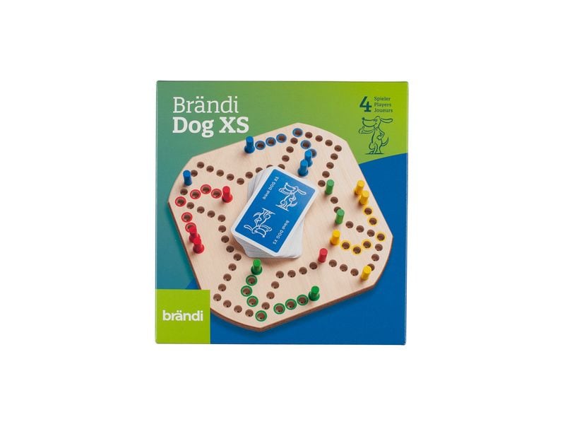 Brändi Familienspiel Dog XS Spannendes Brettspiel mit Langzeitmotivation