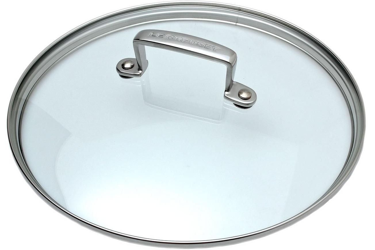 Le Creuset Les Forgées Aluminium glazen deksel, 24cm