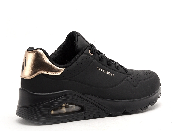 Skechers basses femme uno 177094 noir