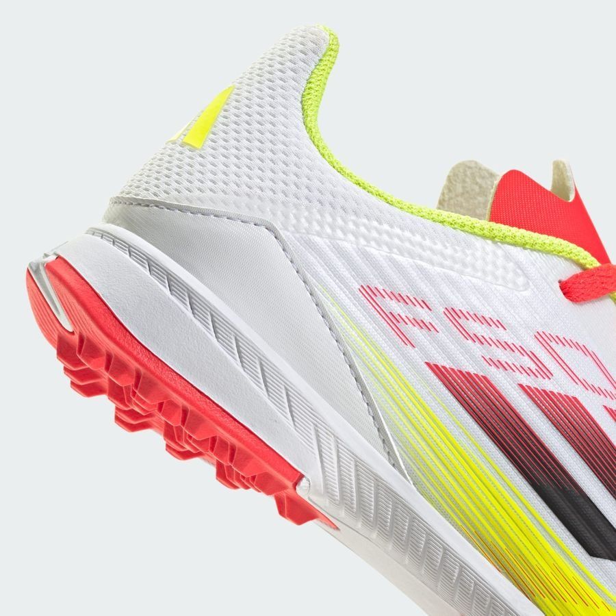 adidas F50 League TF Pure Victory - Blanc/Noir/Jaune Enfant