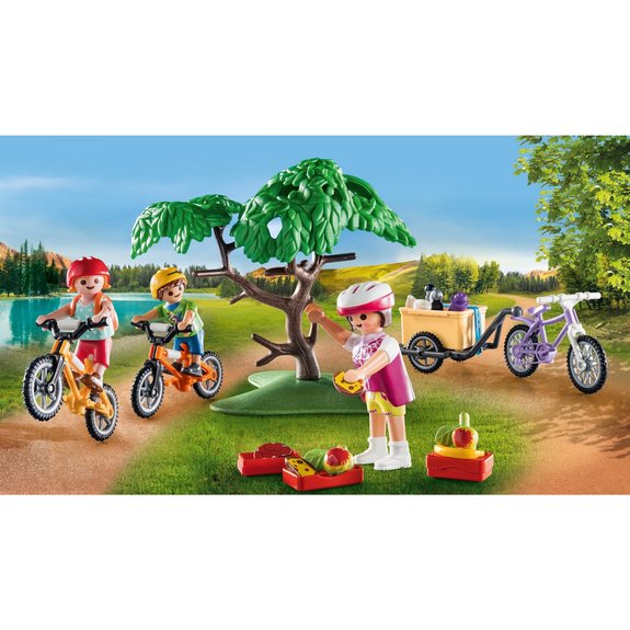 Vacanciers et vélos Playmobil 71426 Family Fun camping