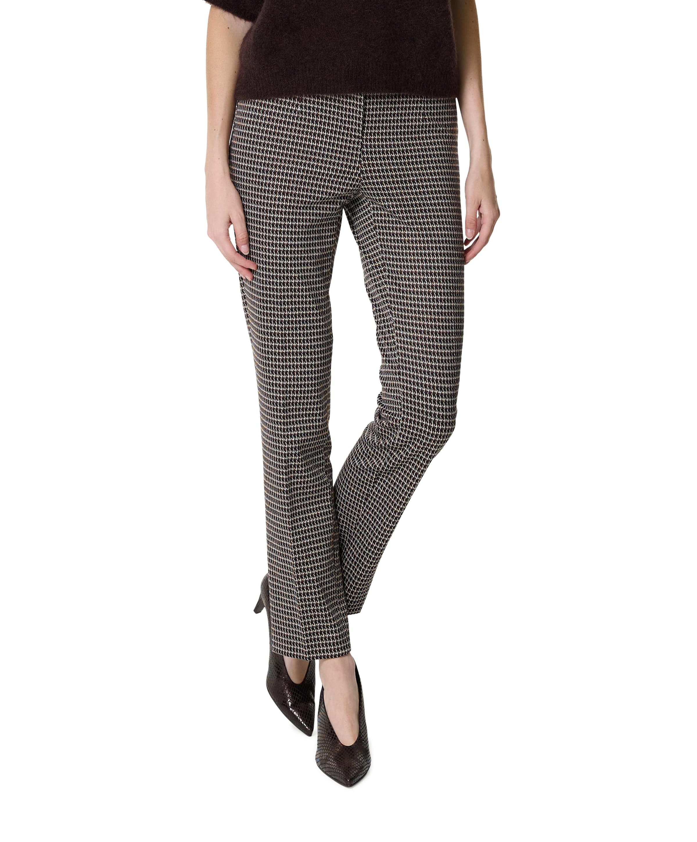 Gardeur Zigarette Slim dames broek bruin