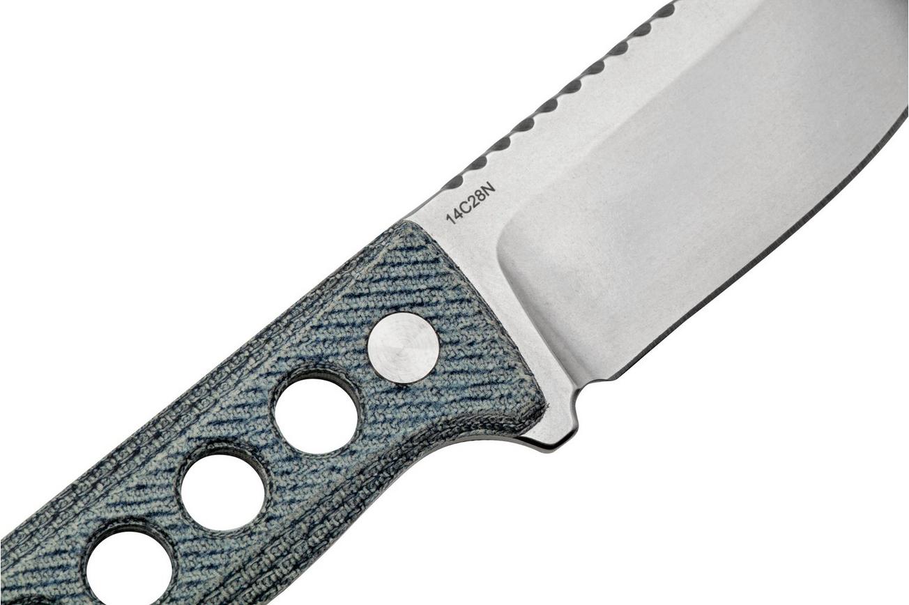 QSP Knife Canary QS141-D1 Stonewashed, Denim Micarta, nekmes