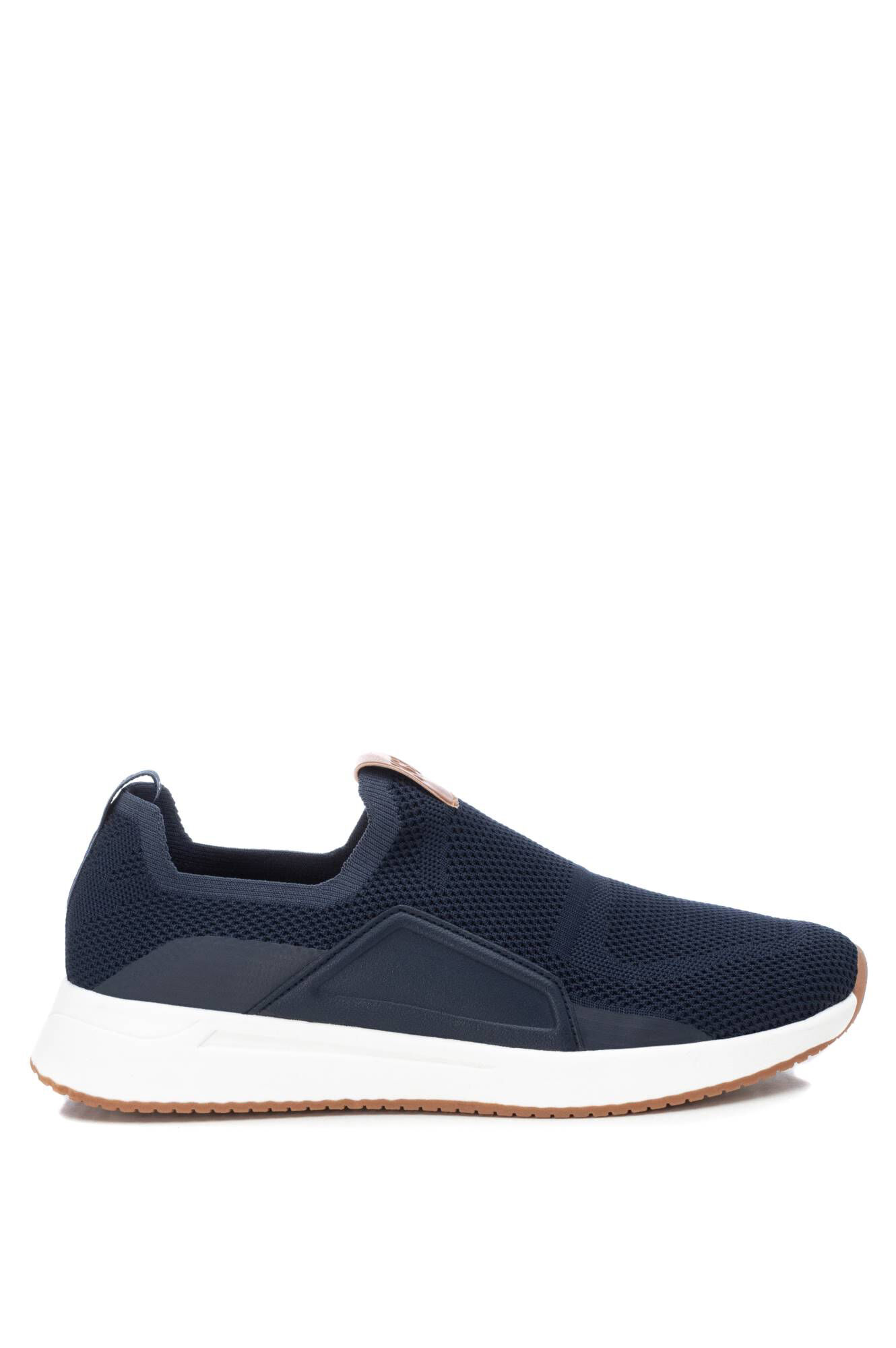 Tênis Xti em tecido combinado - azul marinho