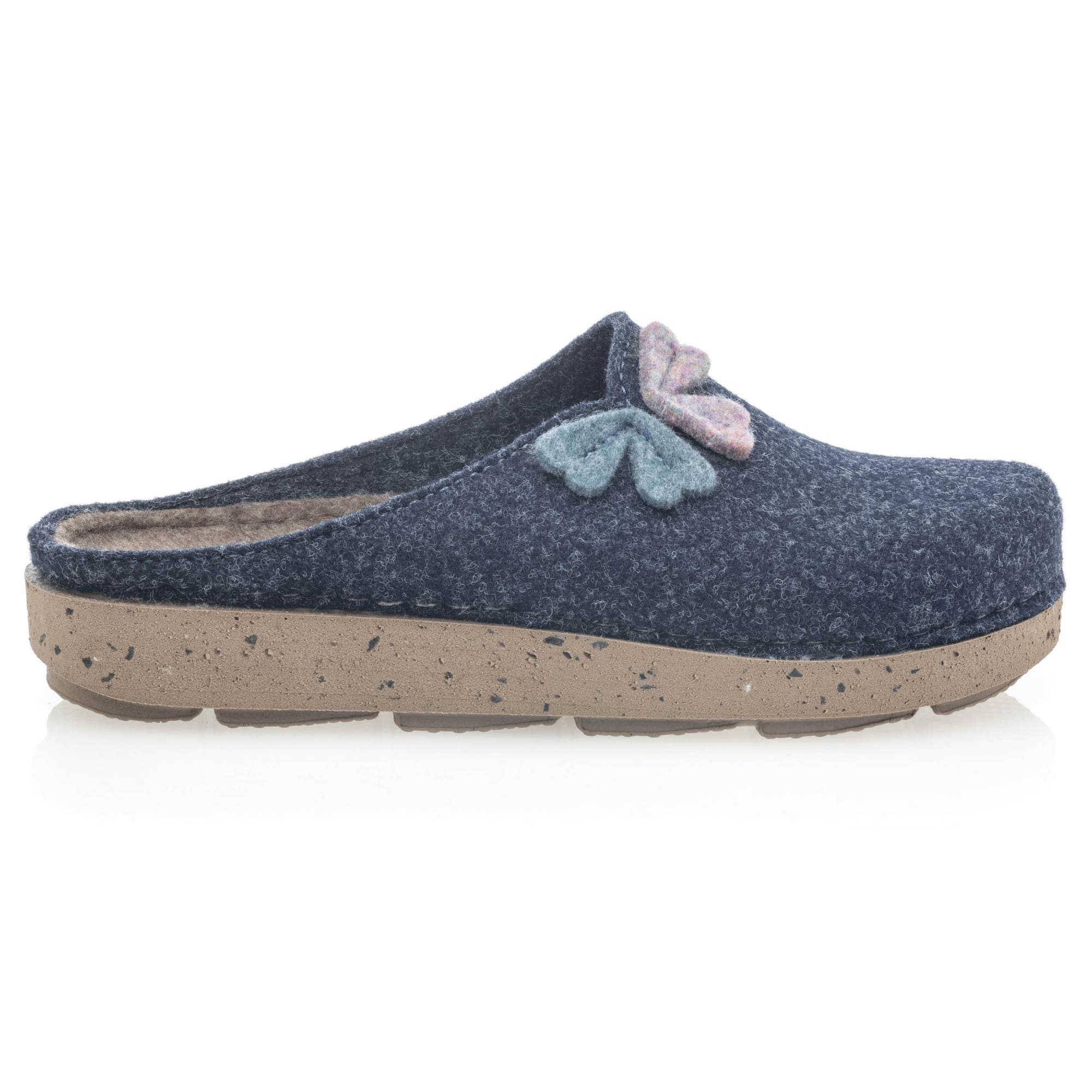 Pantoufles mules Femme bleu marine