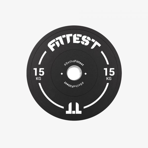 Fittest Bumper Preto 3.0 / 15kg - BMPP15