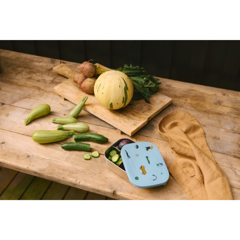 Køb LIEWOOD Fun / Beach Blue Arthur Printed Lunchbox
