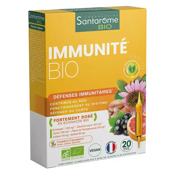 Santarome Bio Immunity 20 ampolas