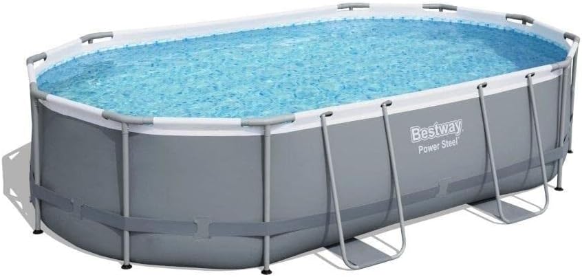 Bestway 56448-3 488x305x107 cm Power Steel Aufstellpool