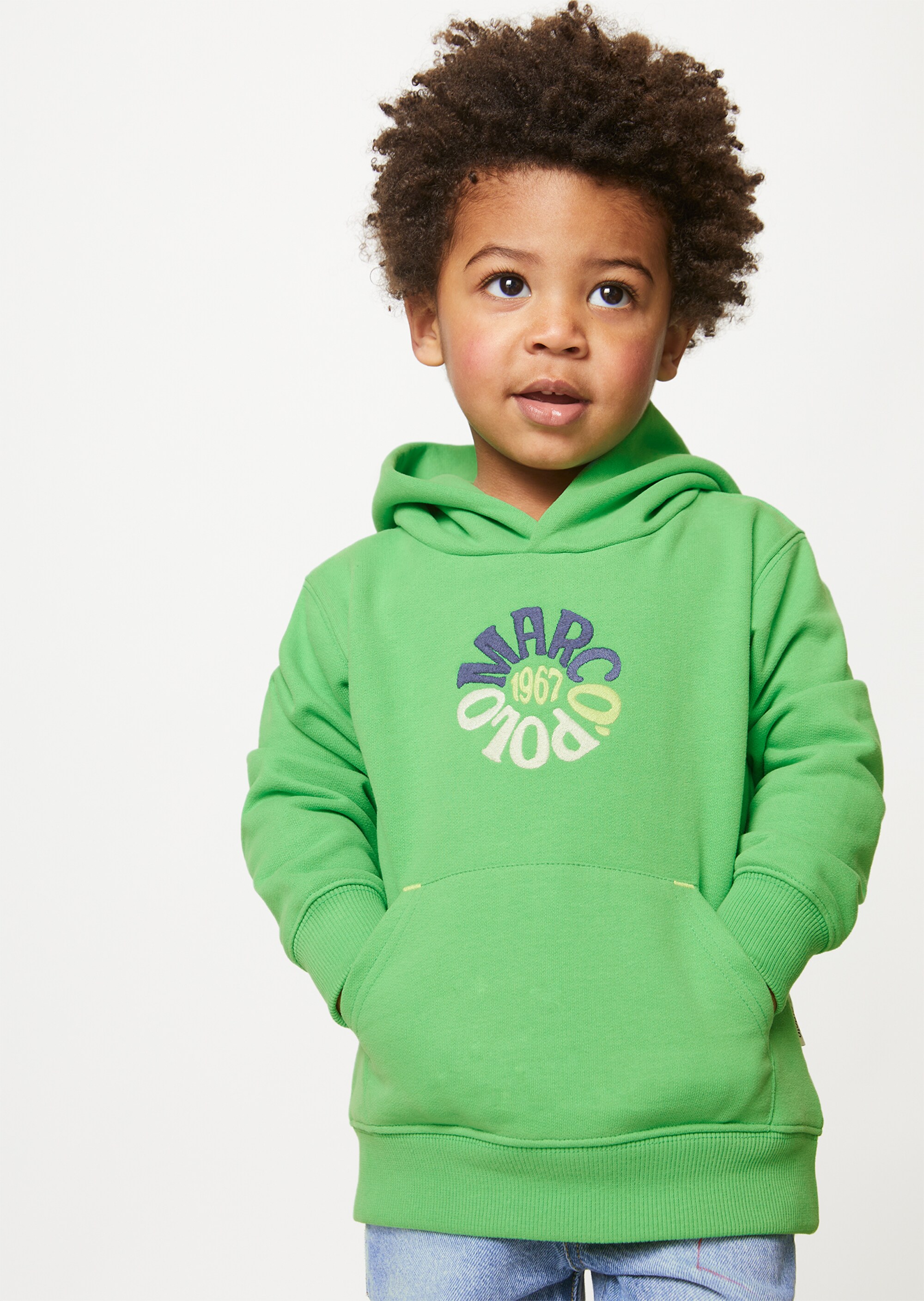 KIDS-BOYS Hoodie mit Logo-Stickerei