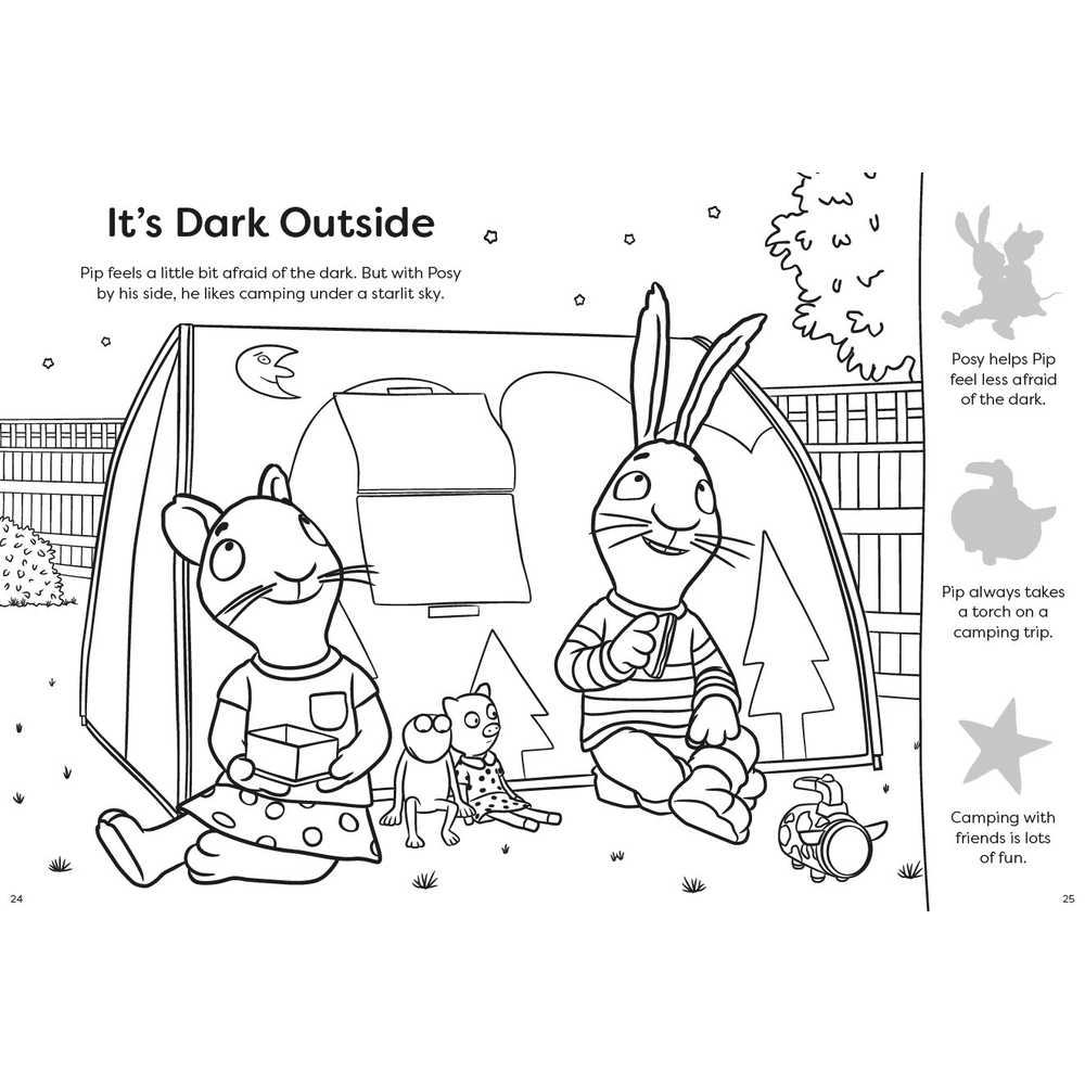 Pip und Posy: Lasst uns malen! Malbuch (Taschenbuch)