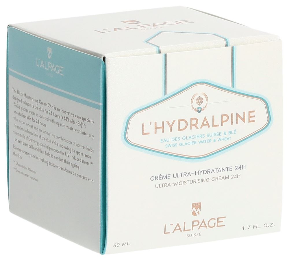 L'ALPAGE L'Hydralpine Creme<br>50 ml, Creme, 24h ultra-feuchtigkeitsspendend