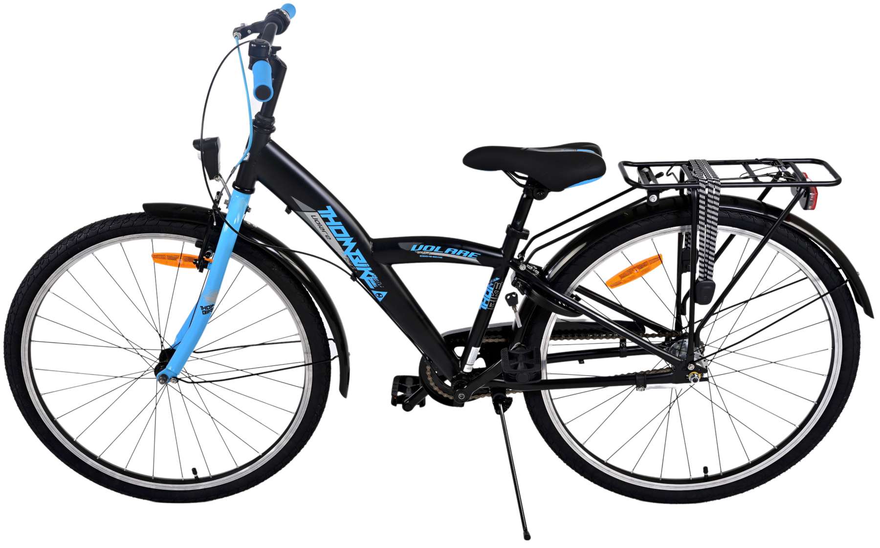 TPFSports Thombike Kinderfahrrad - Jungen - 26 Zoll - Rücktritt + Handbremse - 3 Gänge - Blau