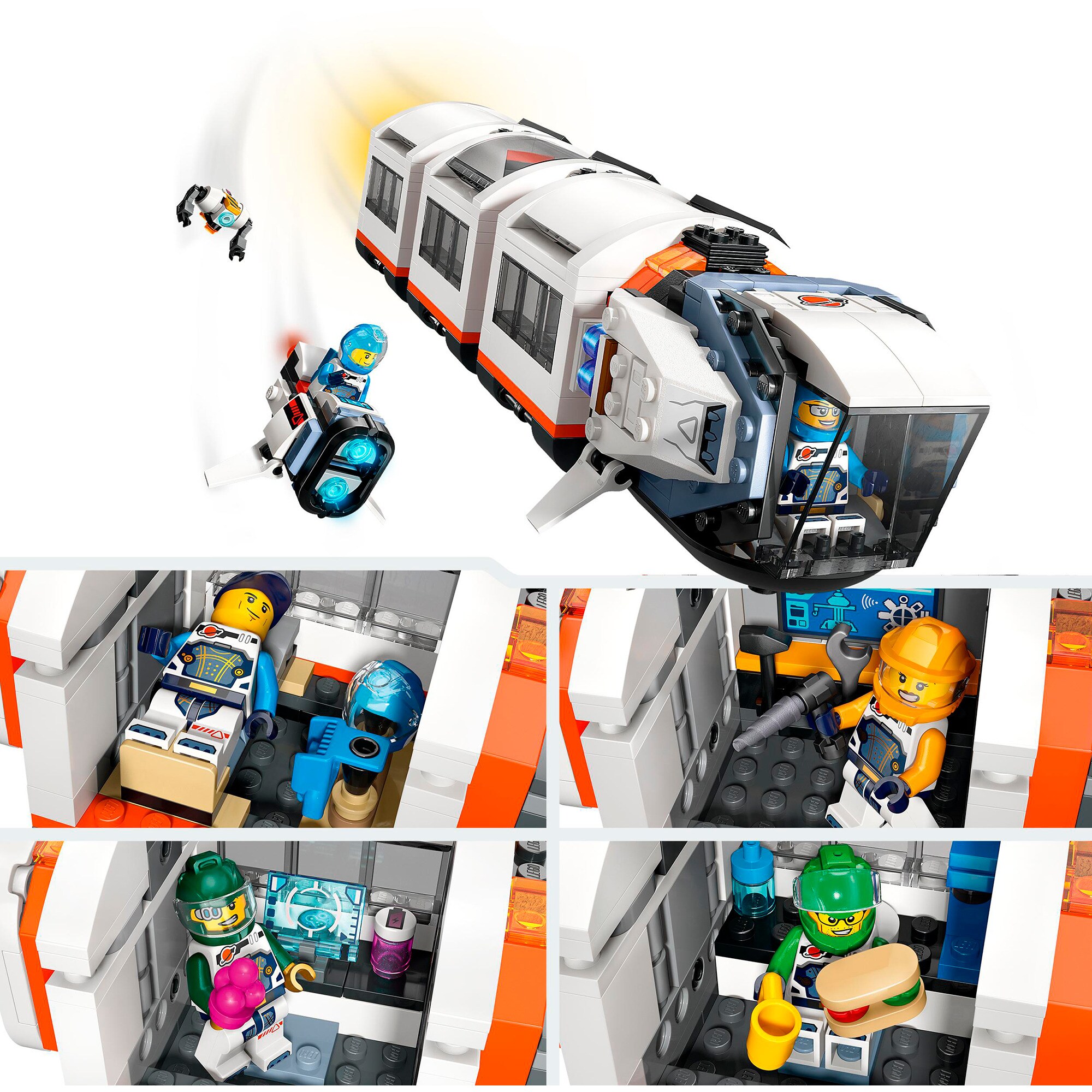 LEGO Konstruktionsspielzeug City Modulare Raumstation