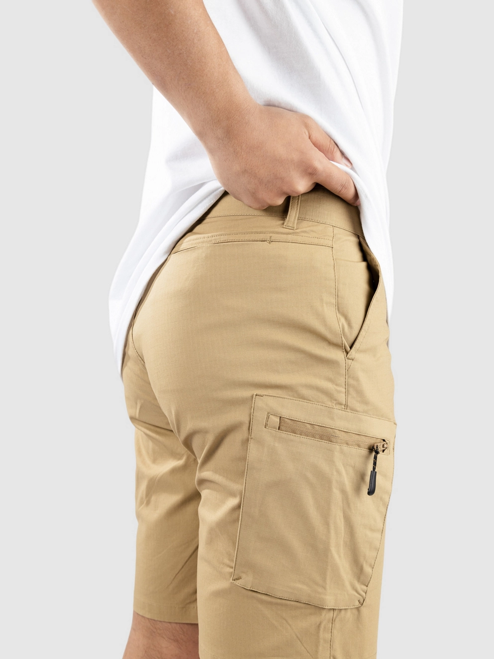 Fat Moose Pavement Ripstop Shorts dark khaki