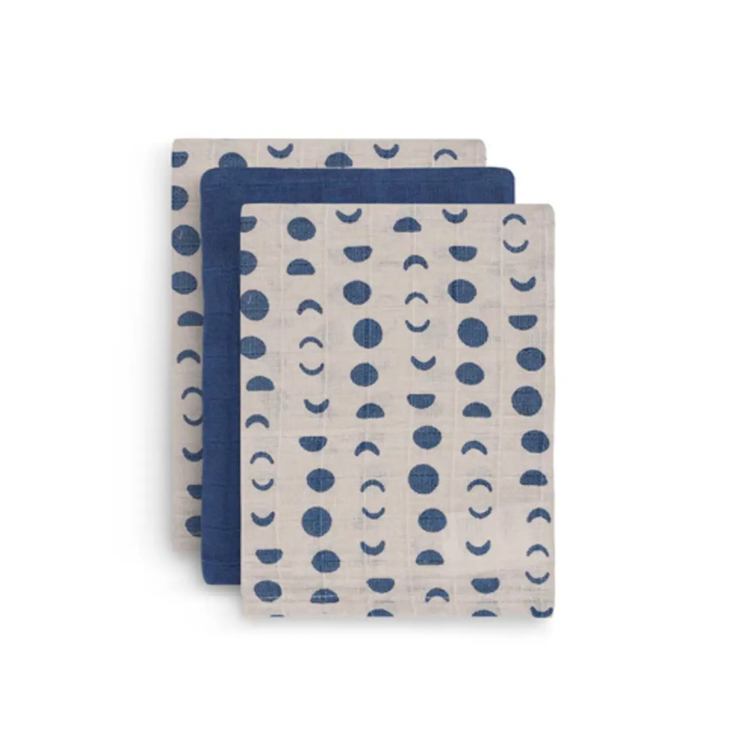 Jollein | Hydrofiel washandje 3 pack | Moonlight