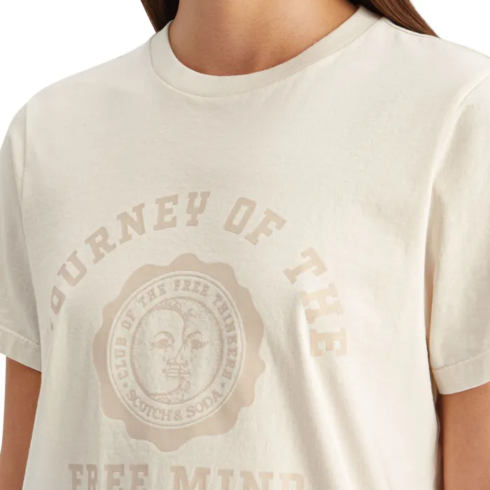 Scotch & Soda Front Artwork Shirt Dames