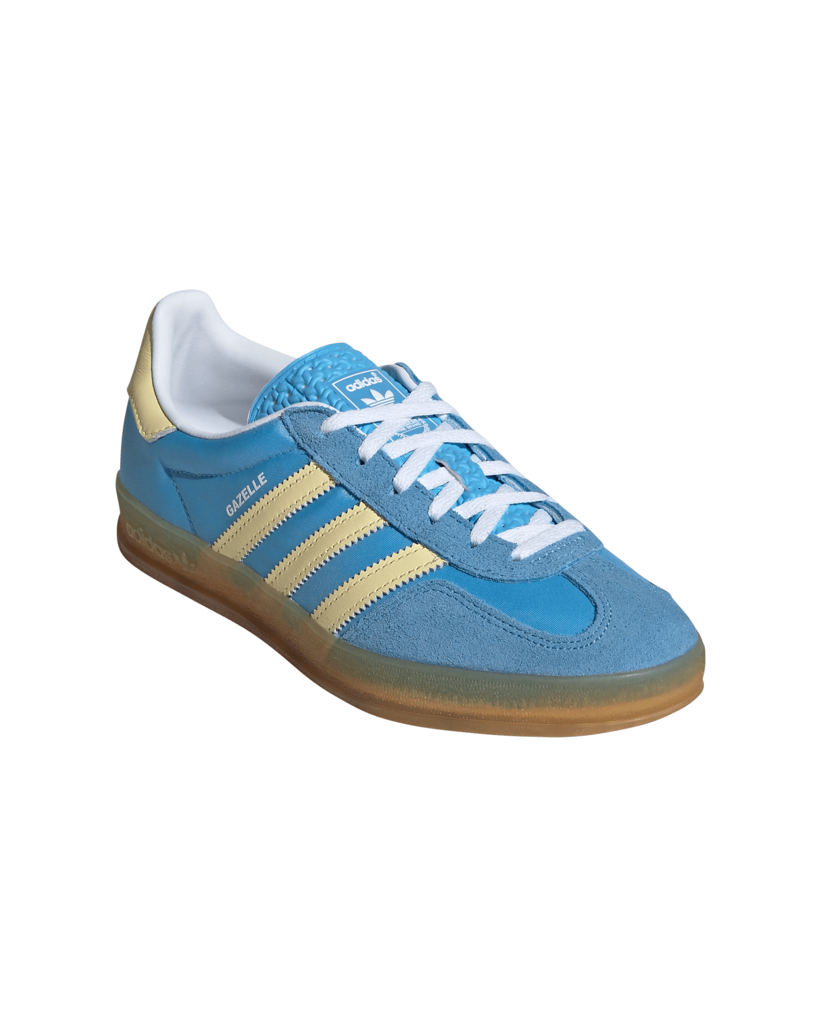 Adidas Gazelle Indoor WMNS (Semi Blue Burst/Almost Yellow/Footware White)