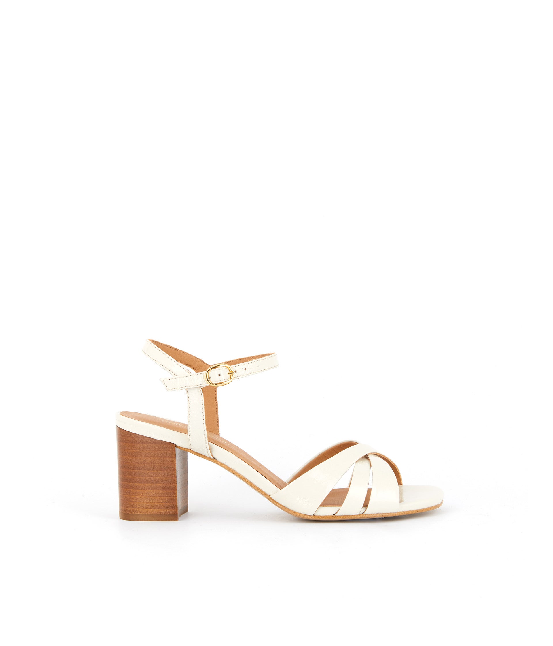 Sandales cuir écru Emanuela