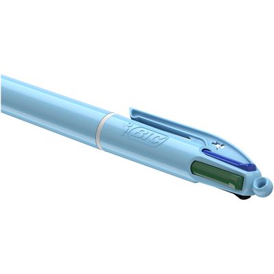 BIC 4 COULEURS - Stylo à bille 4 couleurs - 1 mm - pastel violet