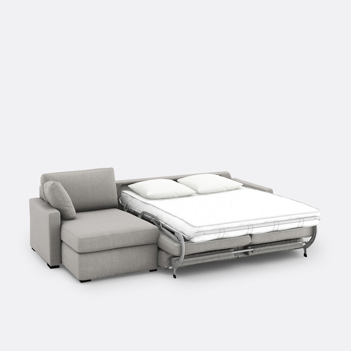 LA REDOUTE INTERIEURS<br>Sofá cama de canto algodão/linho, Bultex, Timor