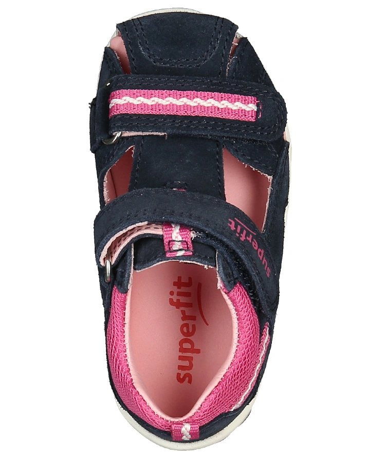 Lauflern-Sandalen FANNI HERZEN mit Zehenschutz in dunkelblau