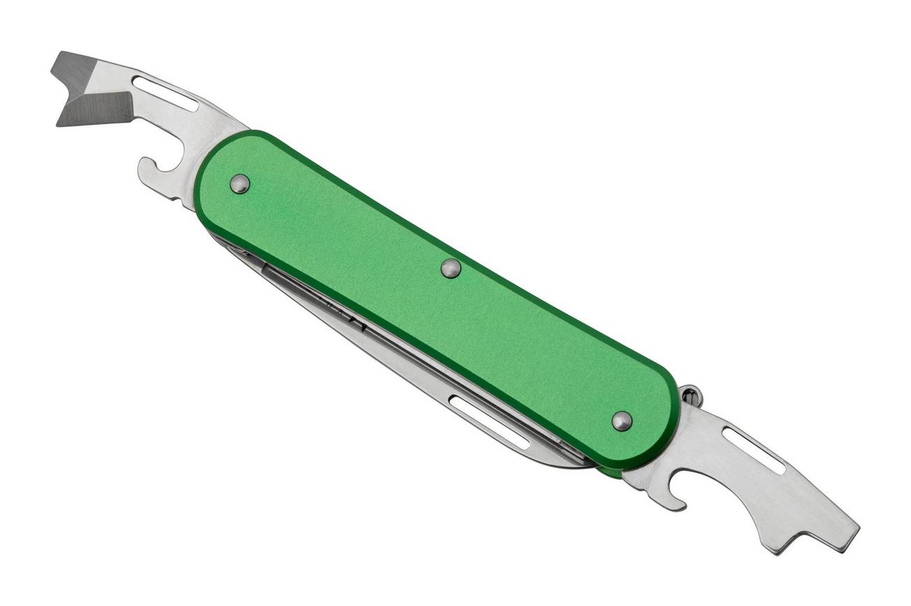 FOX Vulpis 4-Tools FX-VP130-S4OD, N690Co, Aluminium OD Green, Zwitsers zakmes