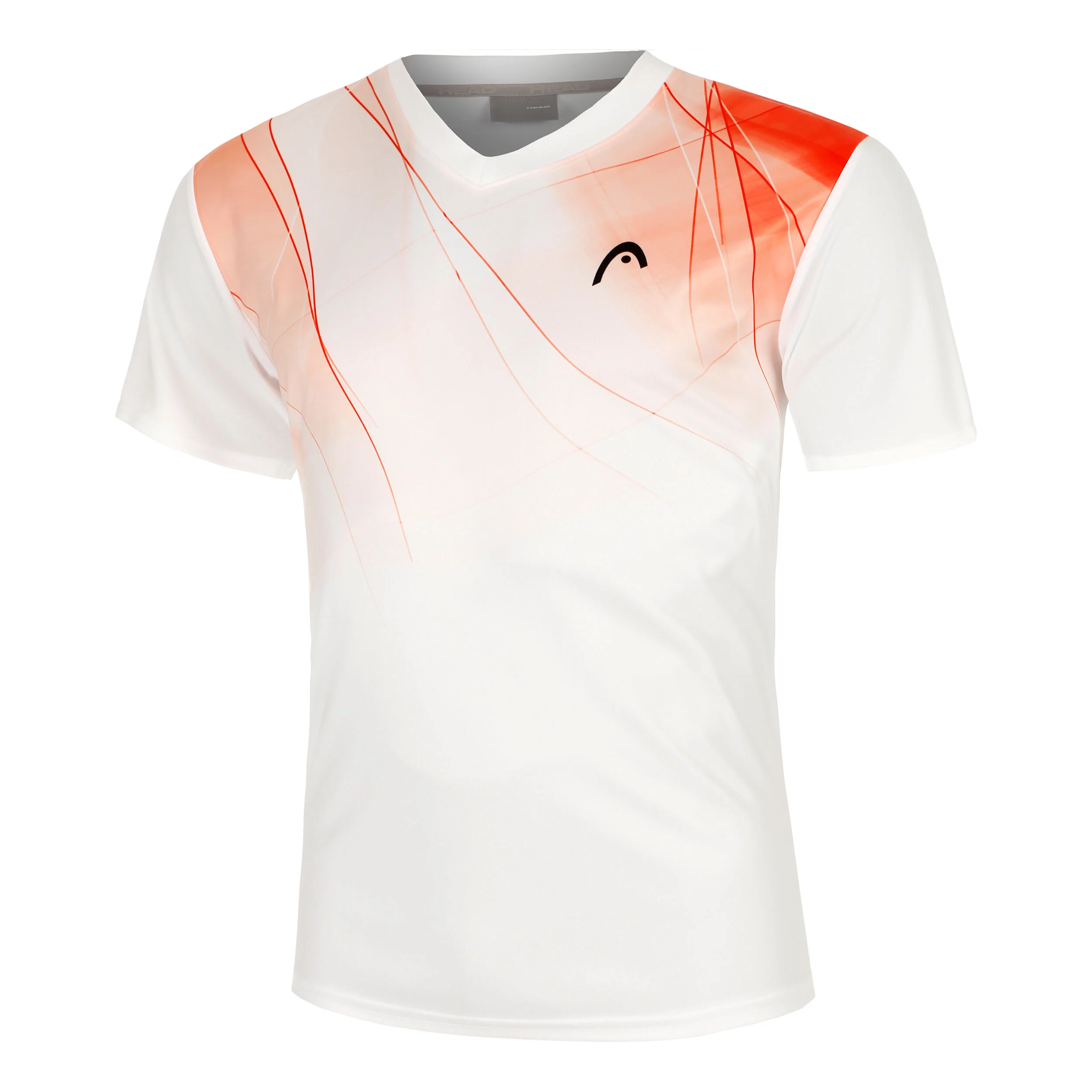 HEAD Topspin T-shirt Hommes - Blanc , Rouge