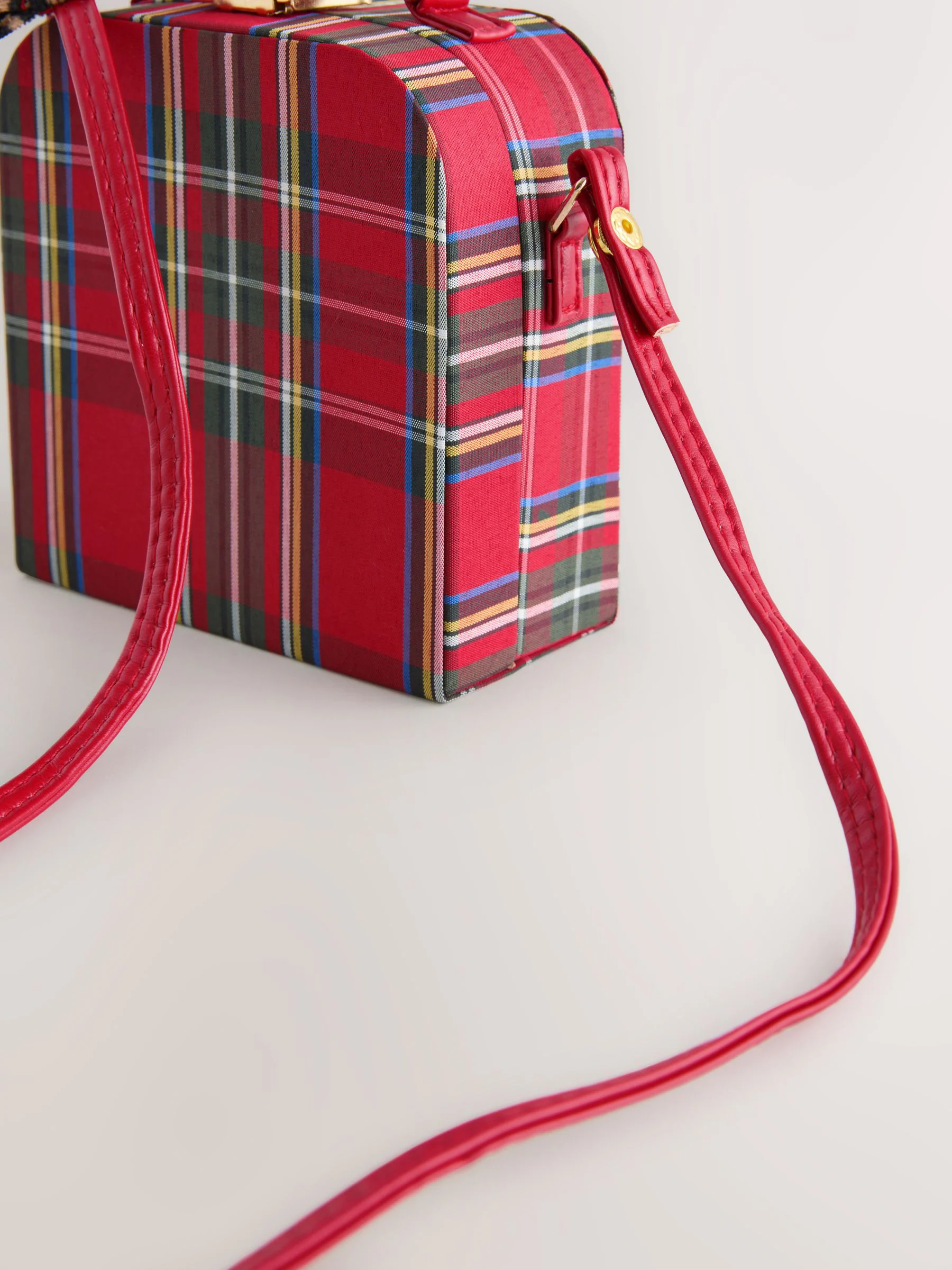 Rood - Tartan Box Bag