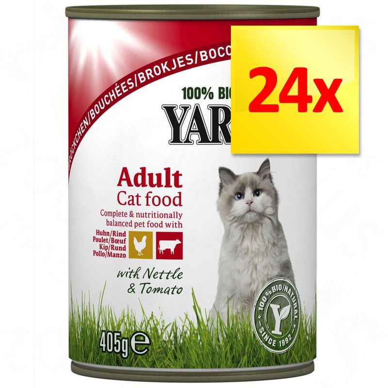 Lot 4 saveurs Yarrah 24 x 400/405 g