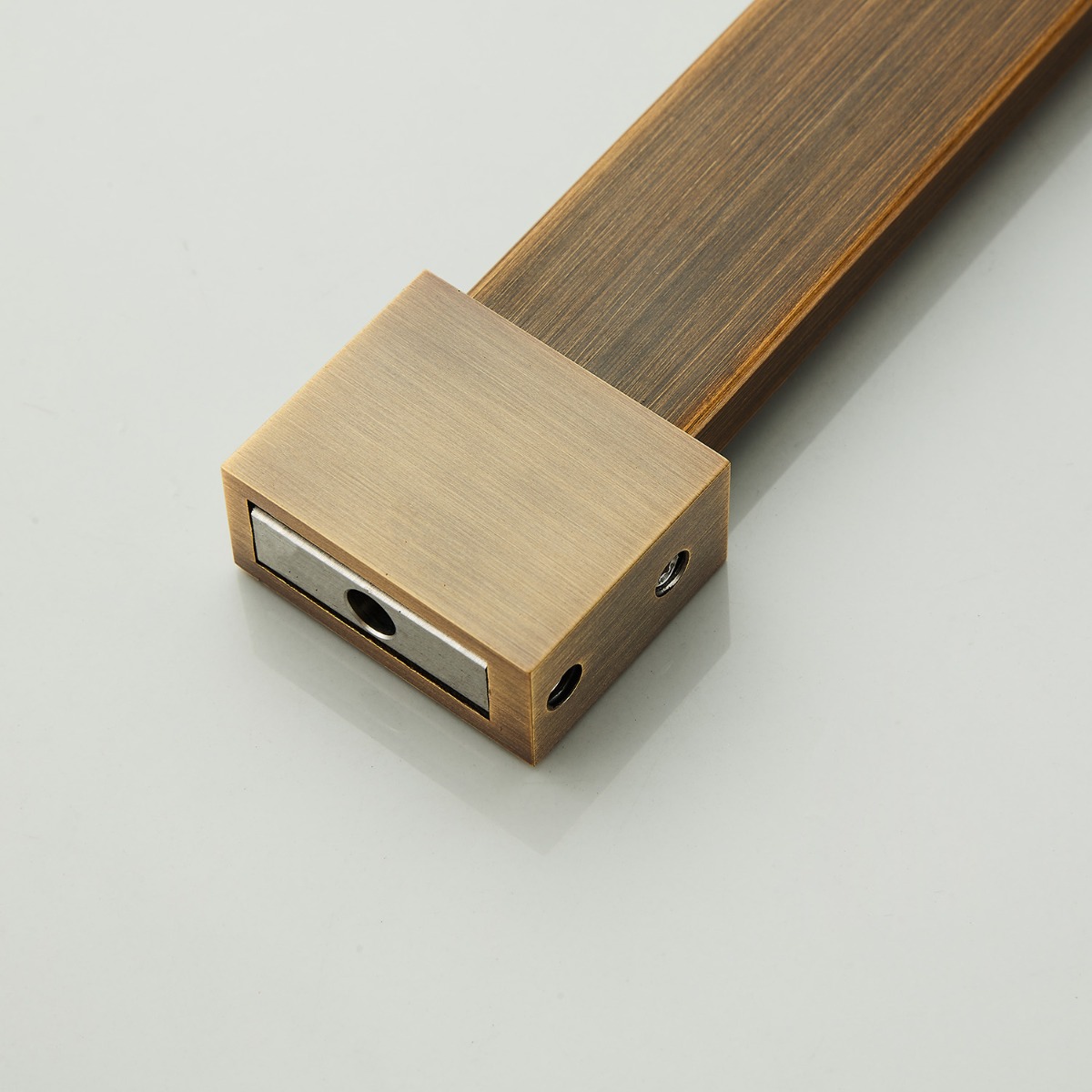 Saniclear Modern klemmen   stabilisatiestang 100cm verouderd messing