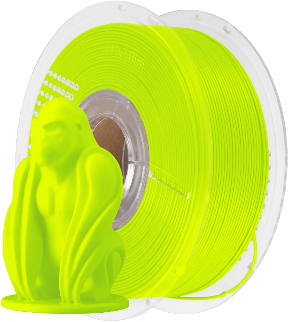 AzureFilm  PLA Neon Lime, 1,75 mm / 1000 g    Hochwertiger Druck mit guten mechanischen Eigenschaften