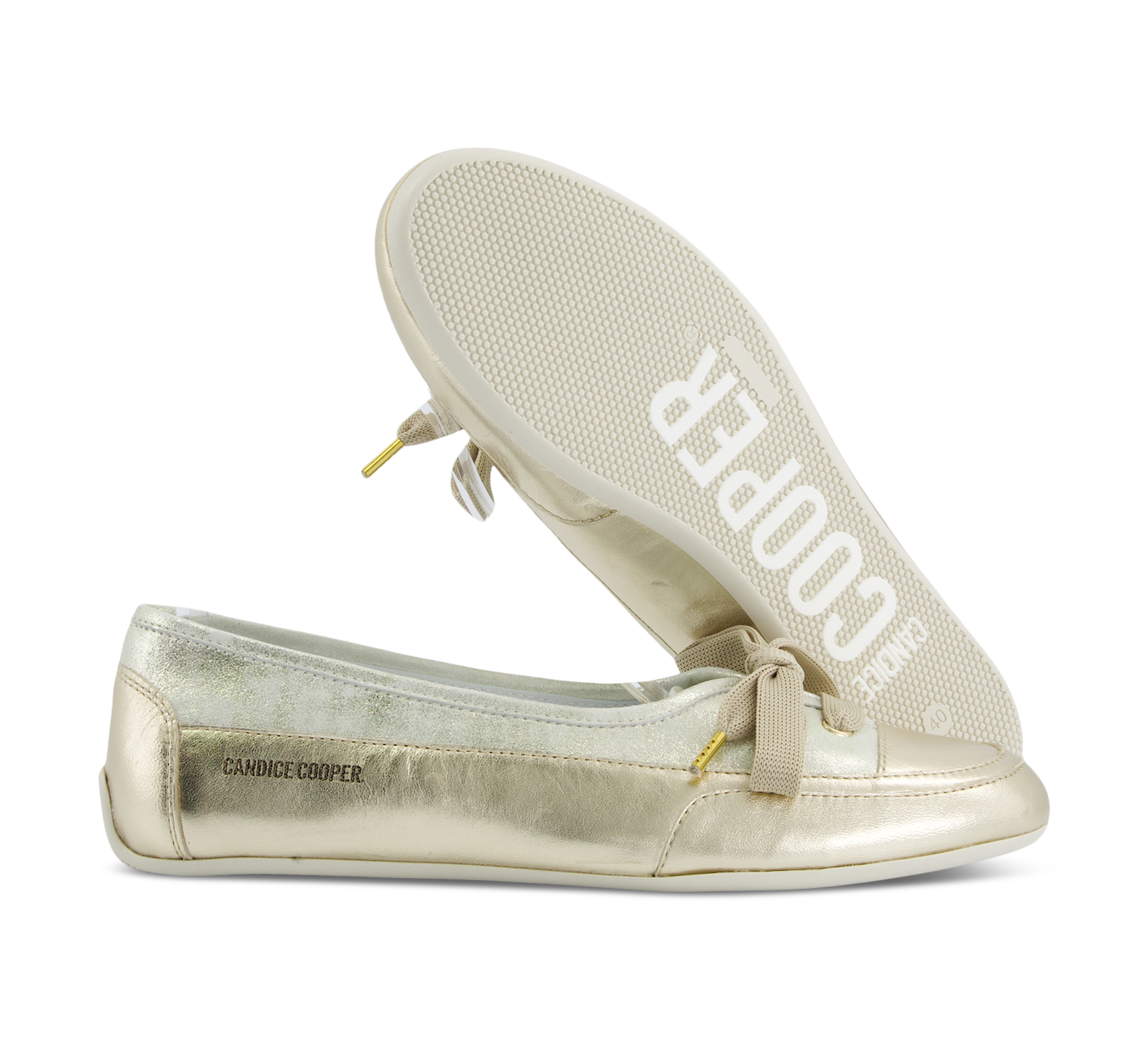 Candice Cooper Candy Bow - Ballerinas gold