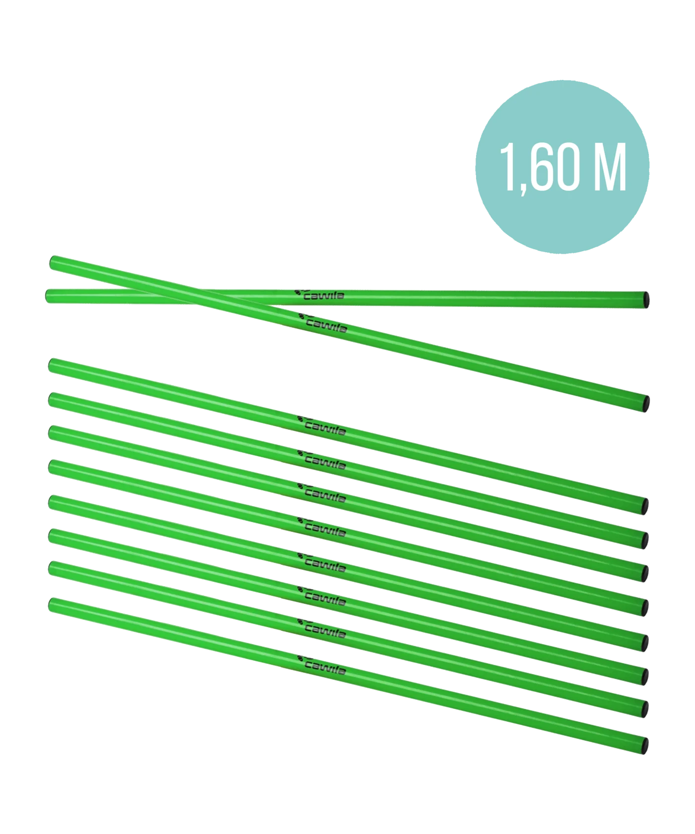 Cawila Trainingsstange L | 1,60m | Ø 25mm | Grün