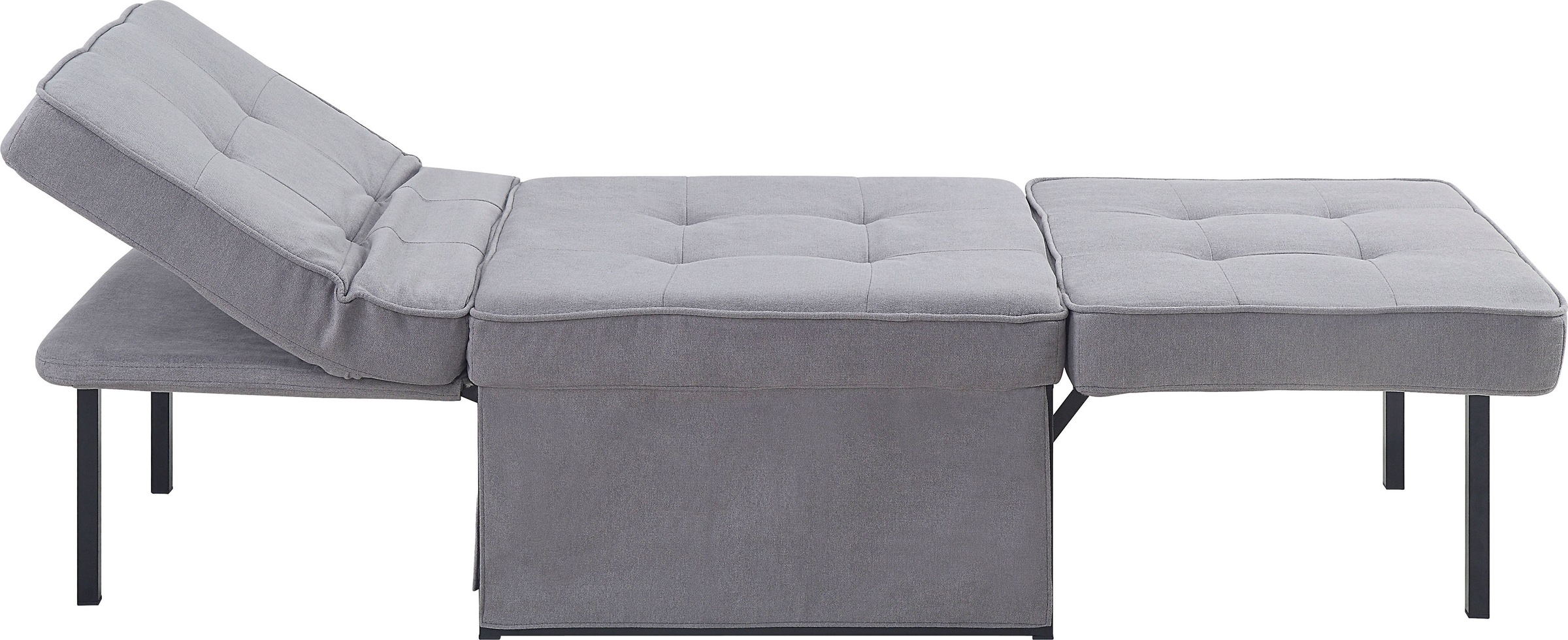 ATLANTIC home collection Schlafsofa »Finn« wandelbar zum Loungesessel, Relaxliege und Gästebett, inkl. Kissen