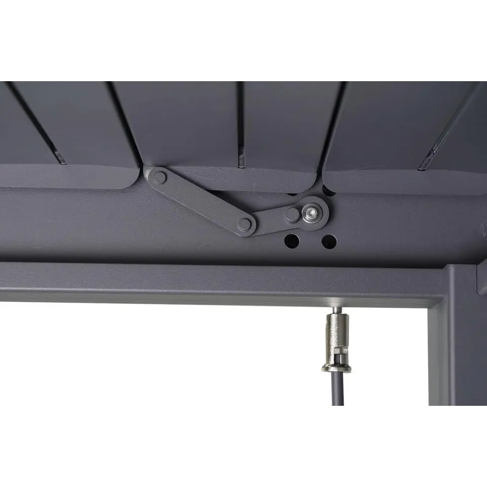 Mirador Deluxe terrasoverkapping 300 x 400 cm antraciet