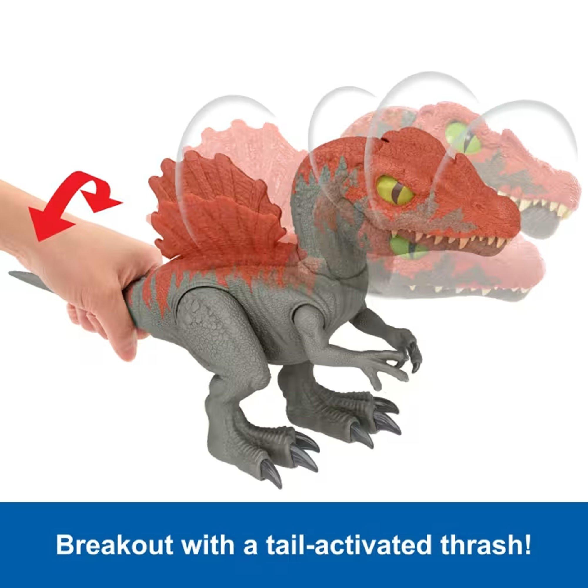 Jurassic Park Jurassic World Spinosaurus Cage Crasher Action Figure Playset
