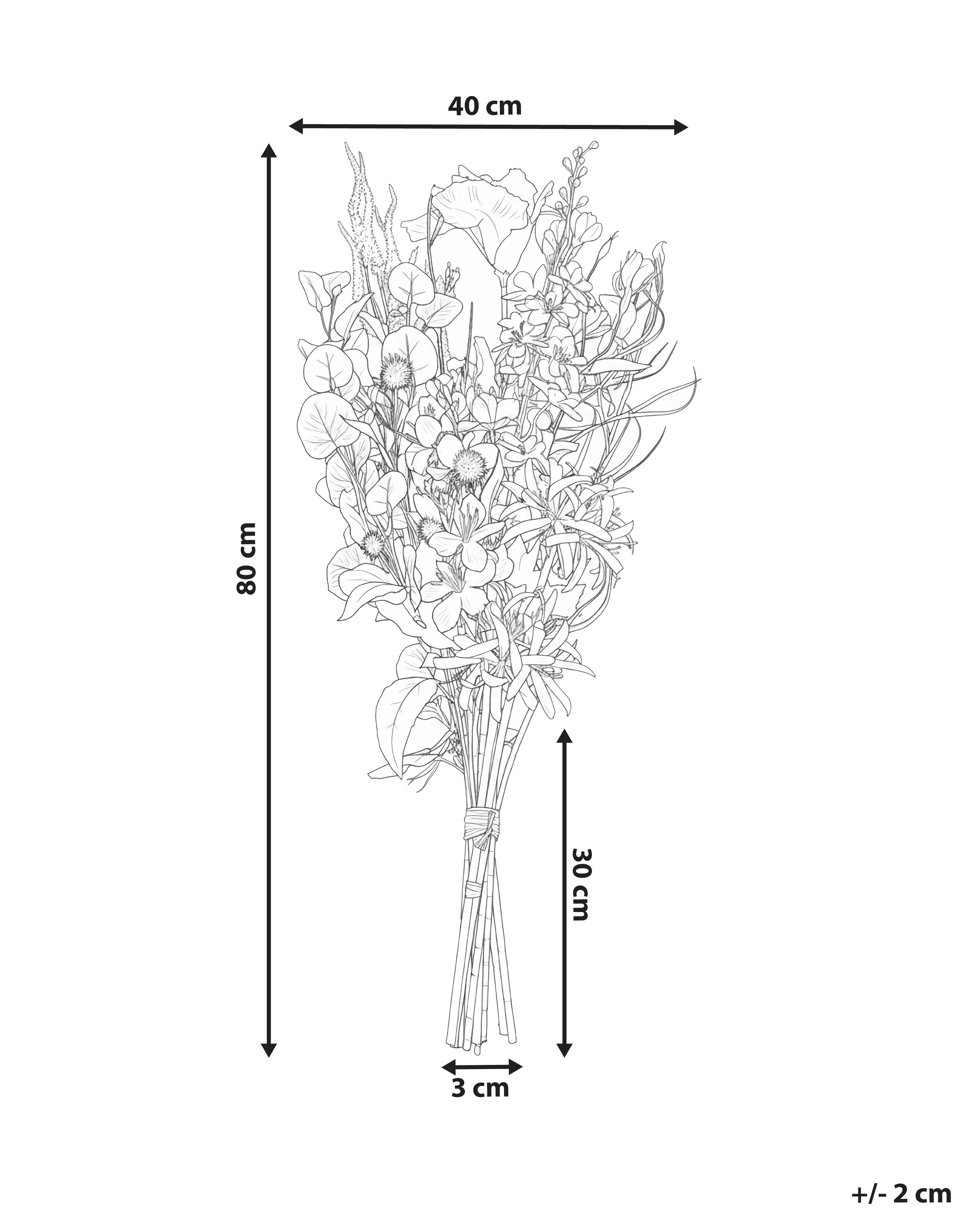 Kunstbloemenboeket ARGALO 80 cm Meerkleurig