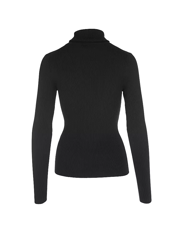 CALVIN KLEIN JEANS Rollkragenpullover schwarz