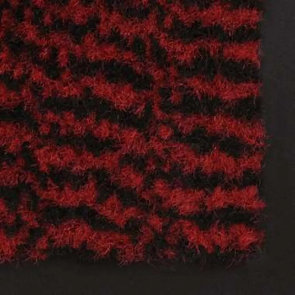 vidaXL - Deurmat - Rood - Stof - 60 x 90 cm
