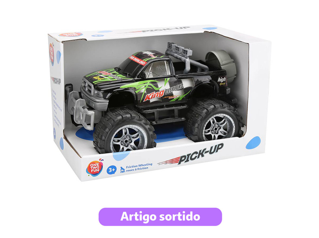 CARRO DE FRICÇÃO ONE TWO FUN 29CM MODELOS SORTIDOS