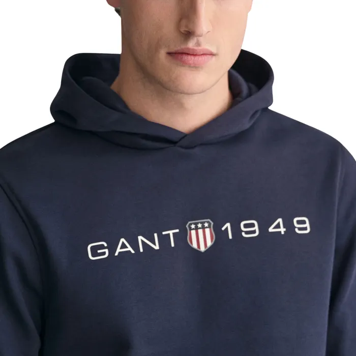Gant Printed Graphic Hoodie Heren