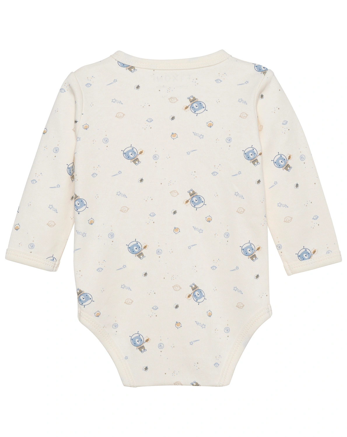 Langarm-Wickelbody ASTROBEAR in ashley blue