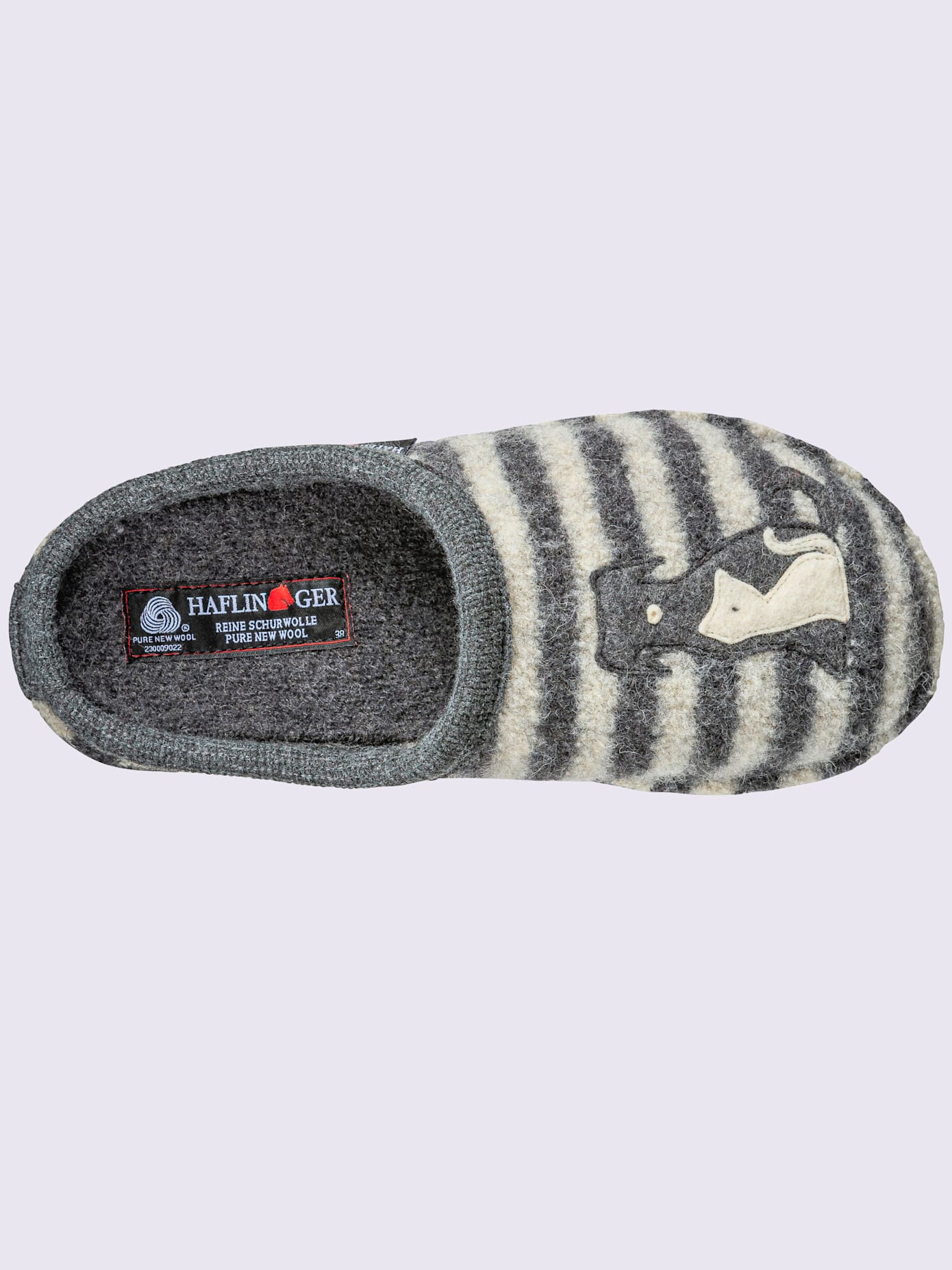 Chaussons pure laine vierge