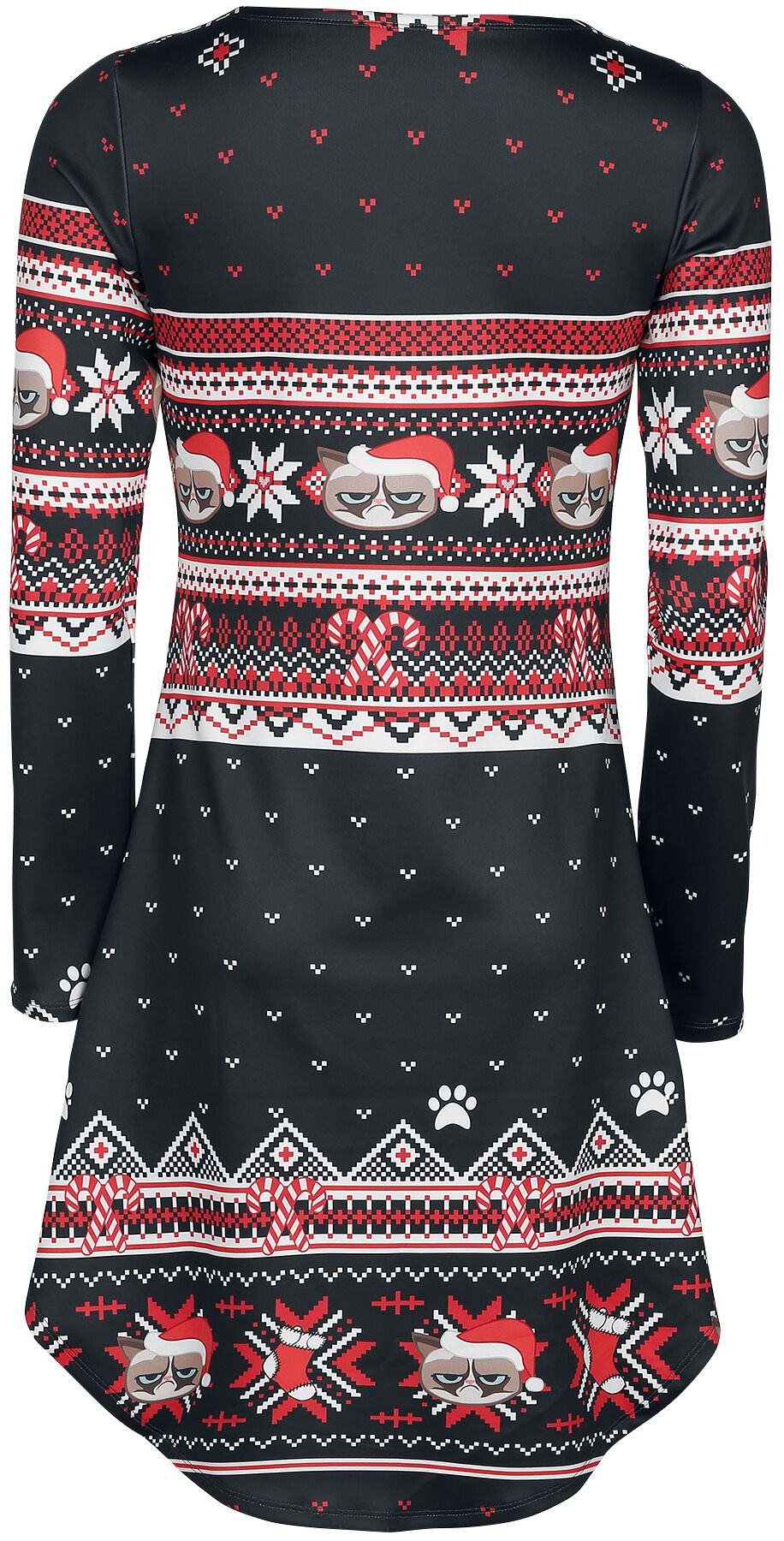 Grumpy Xmas  | Grumpy Cat Robe mi-longue